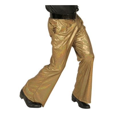 70-tals Guld Byxor - M/L