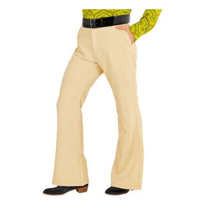 70-tals Herrbyxor Beige - Small/Medium