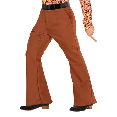 70-tals Herrbyxor Brun - Large/X-Large