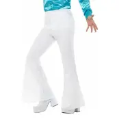 70-tals Herrbyxor Vit - X-Large