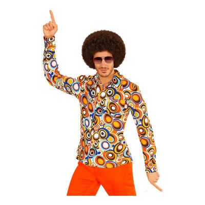 70-tals Herrskjorta Bubbles - XX-Large