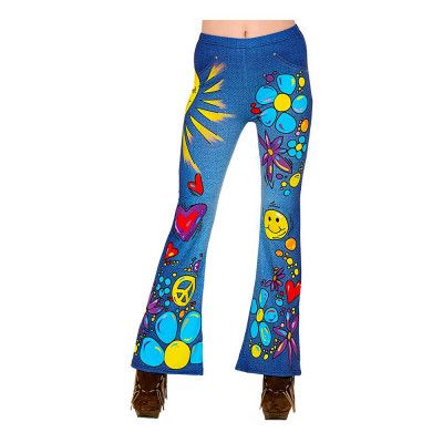 70-tals Hippie Byxor Dam - Large/X-Large