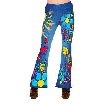 70-tals Hippie Byxor Dam - Small/Medium