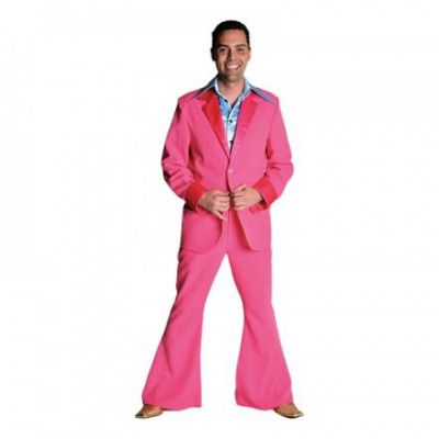 70-tals Kostym Rosa Maskeraddräkt