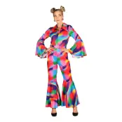 70-tals Neon Bomb Jumpsuit Maskeraddräkt - XX-Large