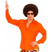70 Tals Orange Kostymskjorta till Man