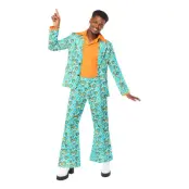 70-tals Party Suit Maskeraddräkt - Large
