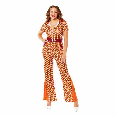 70-tals Retro Jumpsuit Maskeraddräkt - Medium/Large