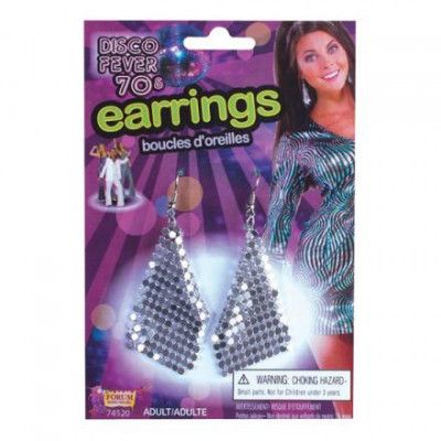 70-tals Silver Örhängen