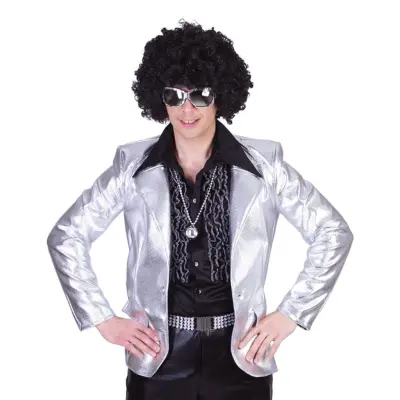 Disco Fever Jacka Silver - Large