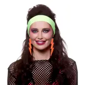 80-tals Örhängen Blixtar Neonorangea - 2-pack