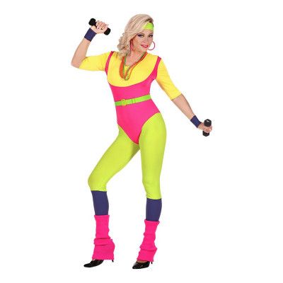 80-tals Aerobics Instruktör Maskeraddräkt - Small