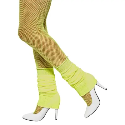 80-tals Benvärmare Neongul