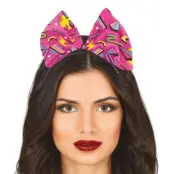 80-tals Diadem med Rosett - One size