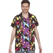 80-tals Disco Skjorta L