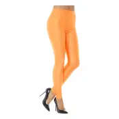 80-tals Disco Spandex Leggings Orange - Small