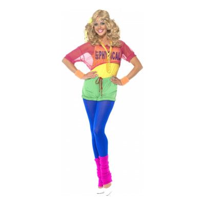 80-tals Get Physical Maskeraddräkt - Small