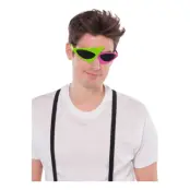 80-tals Grön/Rosa Glasögon