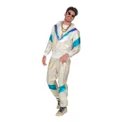 80-tals Holographic Träningsoverall - X-Large