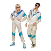 80-tals Holographic Träningsoverall - XX-Large