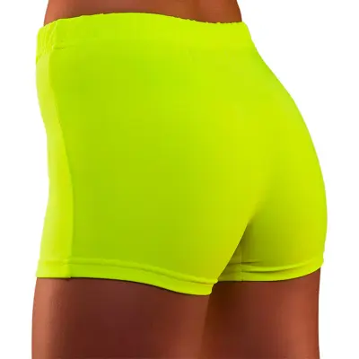 80-tals Hotpants Neongula - Medium/Large