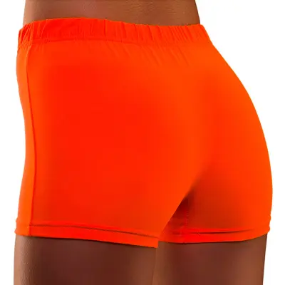 80-tals Hotpants Neonorange - Medium/Large