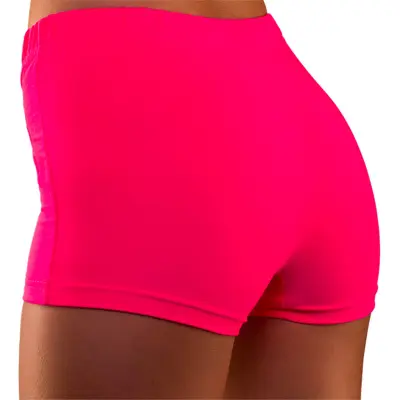 80-tals Hotpants Neonrosa - Medium/Large