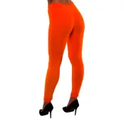 80-tals Leggings Neonorange - Medium/Large