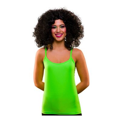 80-tals Linne Neongrön - X-Small/Small