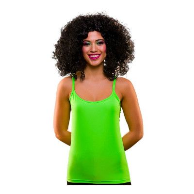 80-tals Linne Neongrön - Medium/Large