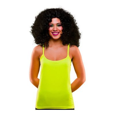 80-tals Linne Neongul - Medium/Large