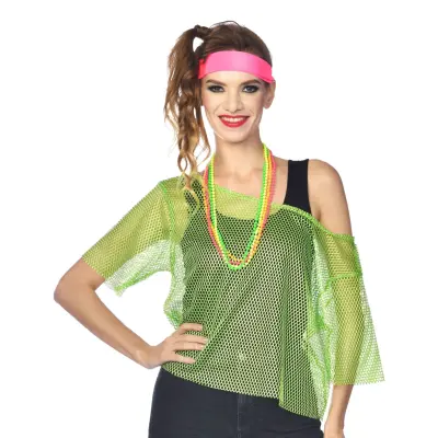 80-tals Nättröja Grön - Small/Medium