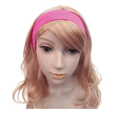 80-tals Neon Hårband - Rosa