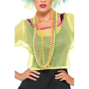 80-tals Pärhalsband Neonfärger