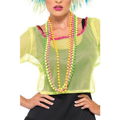 80-tals Pärhalsband Neonfärger