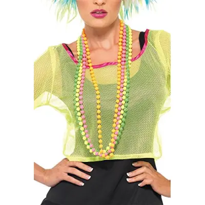 80-tals Pärhalsband Neonfärger