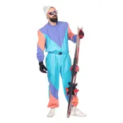 80-tals Retro Skidoverall Herr Maskeraddräkt - 58