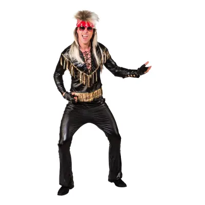 80-tals Rockare Maskeraddräkt - One Size