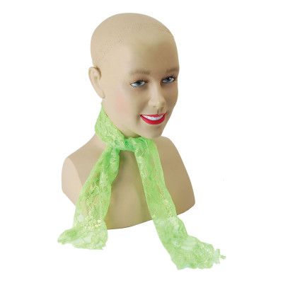 80-tals Scarf Neon Grön