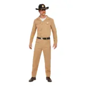 80-tals Sheriff Maskeraddräkt - X-Large