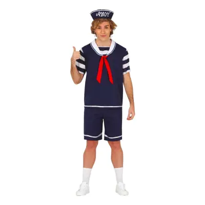 80-tals Sjöman Maskeraddräkt - Large