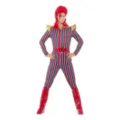 80-tals Space Popstjärna Maskeraddräkt - Large