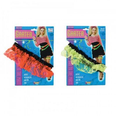 80-tals Strumpeband Neon