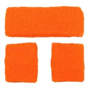 80-tals Svettband Kit Neonorange - One size
