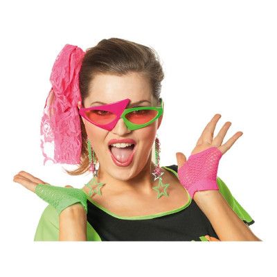 80-tals Tillbehörskit Rosa/Grön