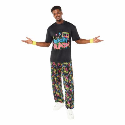 80-tals Totally Bad Maskeraddräkt - Large