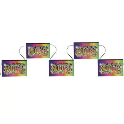 80's Party Flaggbanderoll