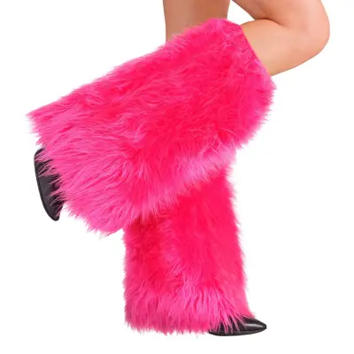 Benvärmare Fluffiga Rosa - One size