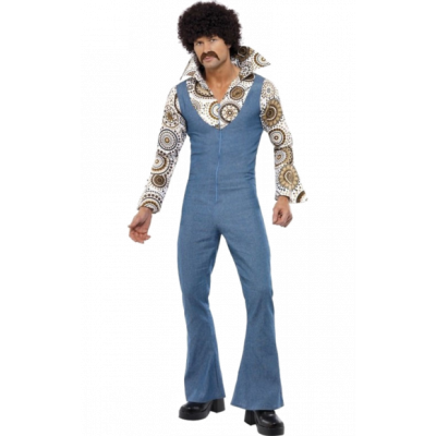 Groovy dansare Hippie-dräkt L