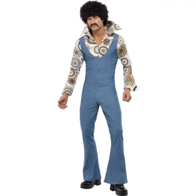 Groovy dansare Hippie-dräkt L